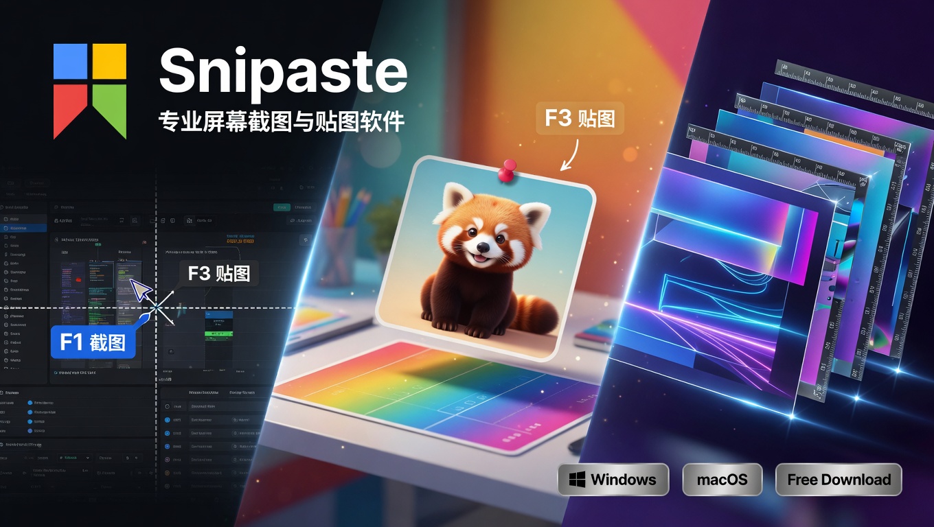 Snipaste 复制了文字按贴图键却变成别的东西怎么办：文本、色值和文件怎样正确钉上桌面